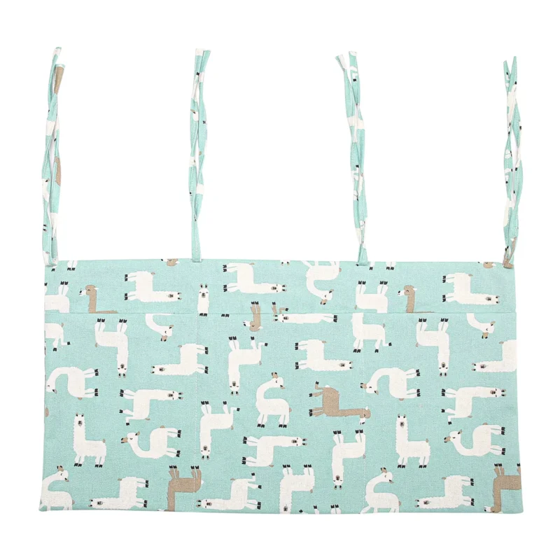 organizator3 Pamučni organizator za dječji krevetić – višenamjenska torba za bebe 🌿