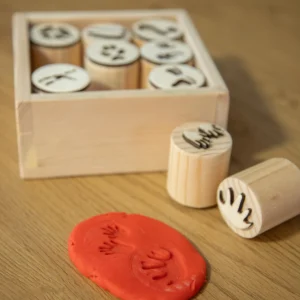 Drveni pečati za plastelin – motivi životinja