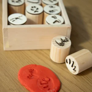 Drveni pečati za plastelin – motivi životinja